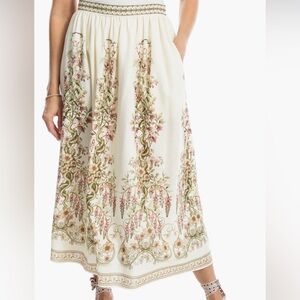 Floral cottage core skirt